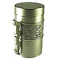 Jiu Qu Long Wen Pewter Canister