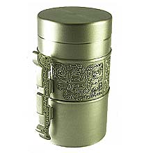 Jiu Qu Long Wen Pewter Canister